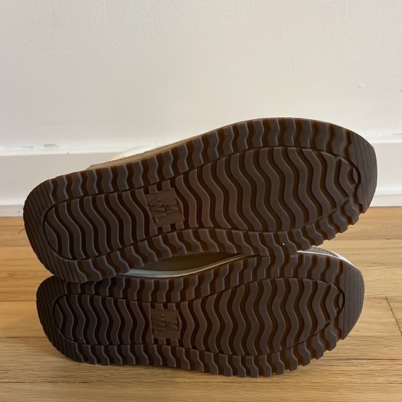 Madewell 7.5 Kickoff Trainer Sneakers Neutral Colorblock Leather - Picture 5 of 6